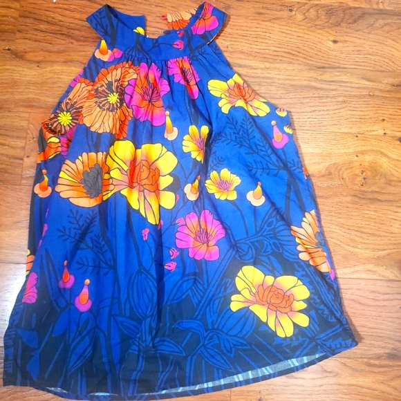 SOLD- NWT Anthropologie Roopa Permajaru Floral Halter Tank - Picture 4 of 5